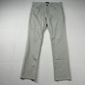 Theory Pants Mens 32x31 Haydin Straight Slim Fit Button Fly Chino Khaki Preppy